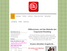 Tablet Screenshot of copyland-sr.de